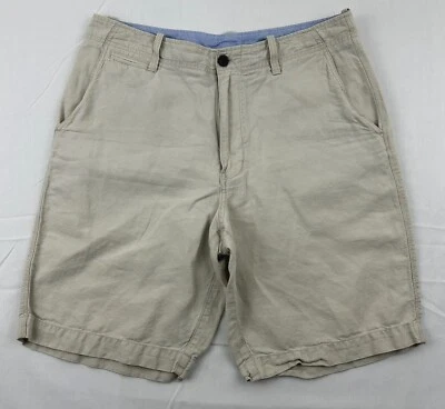 J. Crew Mens Field Shorts Linen Blend Size 33 Khaki  Foto 1 de 4