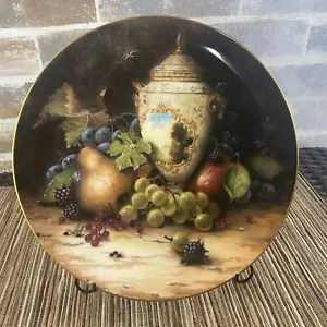Plato Coleccionista Frutas Naturaleza Malemana Original Coalport De Colección Malcolm Harnett 10.5" - Imagen 1 de 8