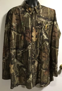Browning Wasatch Long Sleeve Mesh Mossy Oak Camouflage Lite Shirt - 2XL - Picture 1 of 8