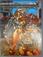 Simon Bisley Heavy Metal Magazine 2001 Fall Special Cover Gladiator Poster 18x24