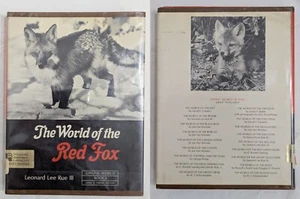 EX-LIBRARY World of the Red Fox Stated First Edition Hardcover Leonard Lee Rue - Picture 1 of 22