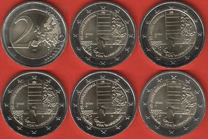 Germany set of 5 coins: 2 euro 2020 A, D, F, G, J "Warschau" BiM. UNC - Picture 1 of 1