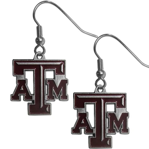 Texas A&M Aggies Dangle Earrings - 2.50"x3.75" Cover