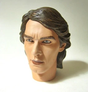 1/6 Sideshow STAR WARS Anakin Ayden Christensen Head Sculpt for 12" Hot toys Cus - Picture 1 of 5