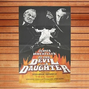 To the devil a daughter orignal UK Poster 40 x 27 inch 1976 - Picture 1 of 6