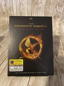 The Hunger Games Deluxe Edition (DVD/Digital, 2012, 3-Disc Set, Widescreen) New - Picture 1 of 2