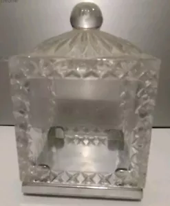 Crystal Revolving Cube Picture or Collectible Display Heavy - Picture 1 of 6