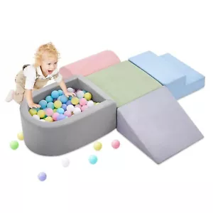 Climbing Toys for Toddlers 1-3, Foam Climbing Blocks and Ball Pit for Baby, 5... - Picture 1 of 7