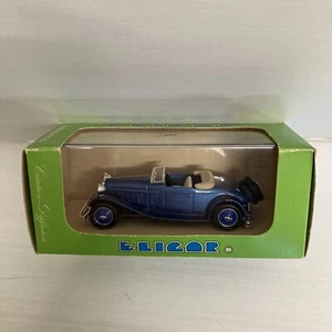Miniature Car Eligor 1/43 Delage D8 1934 Cabriolet Overdraft Ref 1038 - New - Picture 1 of 9