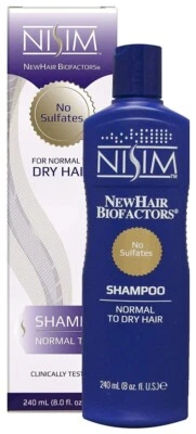 NISIM dünner werdender Haarausfall Shampoo Behandlung am besten für Alopezie Anti DHT Männer Frauen