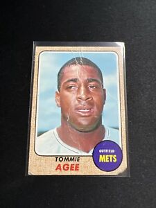 1968 Topps Tommie Agee Mets #465 Filler