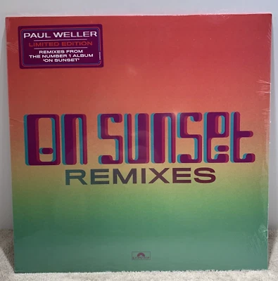 Paul Weller On Sunset Remixes (Limited Edition 12" EP) Vinyl NEW France Import - Image 1 of 2