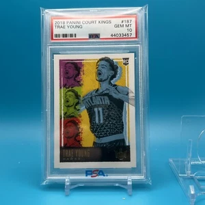 Trae Young 2018 Panini Court Kings #187 PSA 10 RC - Foto 1 di 2