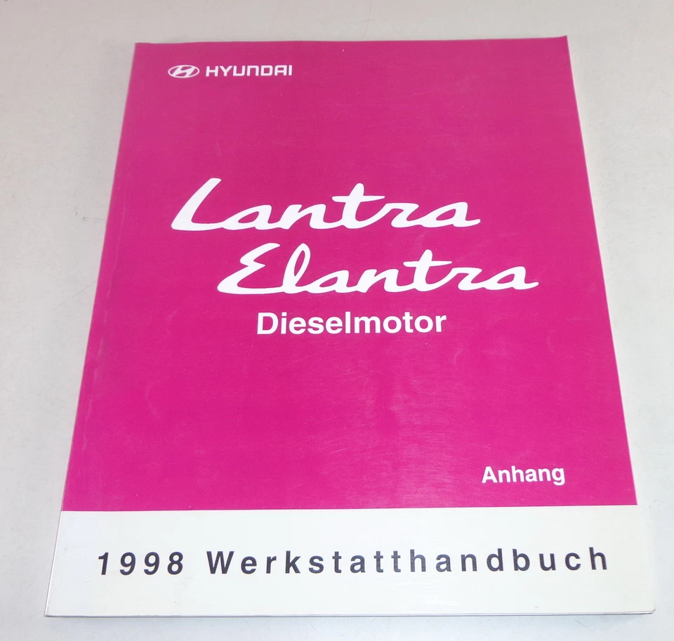Manual De Taller Hyundai Lantra Elantra Diesel - Motor 1998 Estado 07/1997 - Imagen 1 de 1