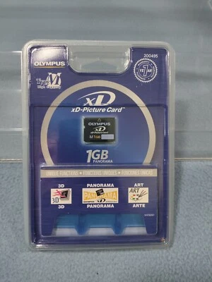 RARE NEW SEALED OLYMPUS XD PICTURE CARD TYPE M 1GB PANORAMA M-XD1GM 200495 - Image 1 of 2