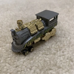 Hot Wheels Rail Rodder Gray Gold Diecast Toy Train Engine 1995 Vintage Mattel - Bild 1 von 11