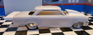 Resin Outlaw Hood & Rear Spoiler for '64, '65 Nova Moebius 1/25 - Picture 1 of 5