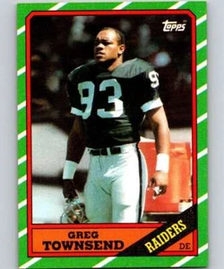 1986 Topps #70 Greg Townsend RC Rookie Los Angeles Raiders Football Card NM-MT - Picture 1 of 2