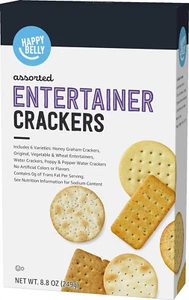 Amazon Brand - Happy Belly Entertainment Crackers, Assorted Entertainer, 8.8 Oun - Picture 1 of 5