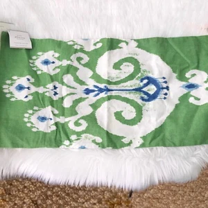 NWT Pottery Barn - Accents Pillow Cover Green cotton-linen 12” x 24” - Picture 1 of 4