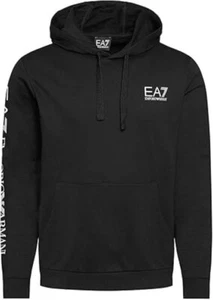 Emporio Armani Herren Kapuzenpullover aus Baumwolle. Pullover, Kängurutasche, Logo. - Bild 1 von 5