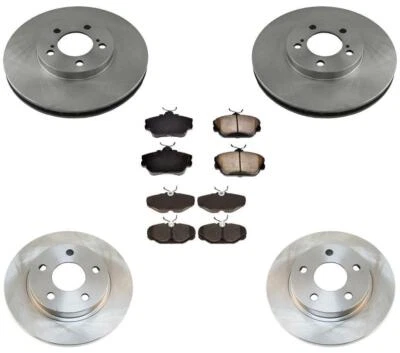 Front Rear Rotors Brake Pads for Ford Taurus With 4 Wheel Disc Brakes 2001-2007 - Image 1 of 2