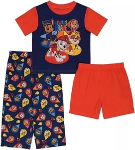Nickelodeon PAW PATROL Toddler Boys Pajama, 3 Piece Set Red 2T - Picture 1 of 1