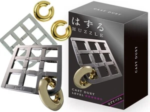 Hanayama Metal Brain Teaser Huzzle - Level 5 Duet - Picture 1 of 1