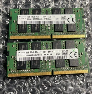Lot of 2 SK Hynix 16GB (2x8GB) 2RX8 DDR4 PC4-2133P HMA41GS6AFR8N-TF Laptop RAM - Picture 1 of 3