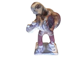 Statuina ceramica argilla terracotta Messico Oaxacan anni 50 - Foto 1 di 9