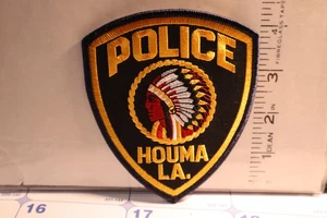 police patch HOUMA POLICE LOUISIANA  INDIAN HEAD - Picture 1 of 1