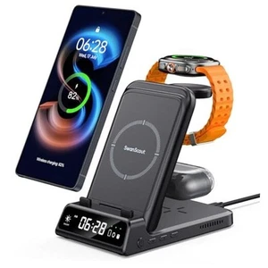 Station de Charge pour Samsung, 703S, Chargeur sans Fil pour Samsung Galaxy S25 - Photo 1 sur 7