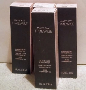 Mary Kay Timewise Luminous 3D Foundation Facial Makeup (Choose Shade) 1 oz 30mL - Picture 1 of 4