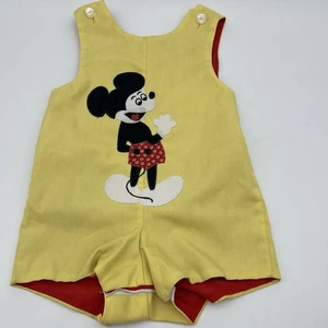 Vintage Chocolate Soup Mickey Mouse Strampler Disney 3T 1980’s - Bild 1 von 12