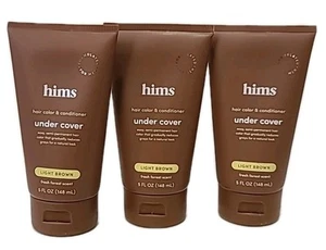 ( LOT OF 3 ) Under Cover Hair Color & Conditioner- LIGHT BROWN 5 oz Forest Scent - Picture 1 of 6