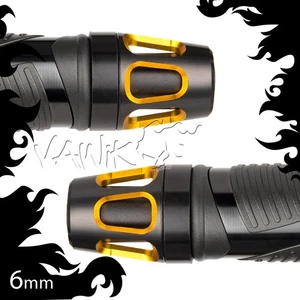 Extremos de barra VAWiK TOWER dorado y negro aluminio para M6 Honda Kymco Vespa Ducati PGO - Imagen 1 de 4