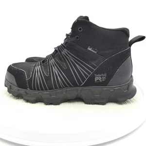 Timberland Pro Powertrain Mid A11QF Hombres EE. UU. 10,5 M Botas de Trabajo Puntera de Seguridad Negra - Imagen 1 de 14