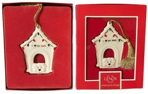 (LOT OF 2) LENOX I LOVE MY DOG ORNAMENTS BRAND NEW IN BOX! - Picture 1 of 1