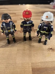 Playmobil Lote de 3 Figuras de Bomberos y Rescate - Imagen 1 de 6
