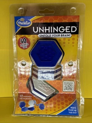 Thinkfun Unhinged 40 Puzzle Challenges (Beginner To Expert) Unfold Your Brain! - Image 1 of 2