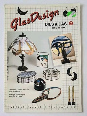 GLASDESIGN (GLAS DESIGN) DIES & DAS #2 STAINED GLASS PATTERNS, NEW, UNCUT - Image 1 of 3