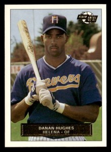 Danan Hughes 1992 Fleer Excel  Card #188 Helena Brewers