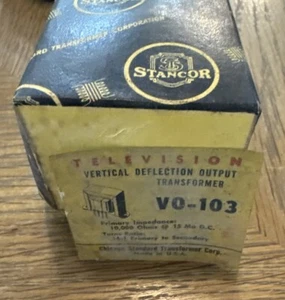 STANCOR Vertical Deflection Output Transformer VO-103 Fernseher TV Vintage NOS - Bild 1 von 7