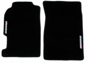 1997 to 2001 HONDA PRELUDE BB6 LOGO CUSTOM FIT BLACK FLOOR MATS CARPETS 4PC SET - Bild 1 von 5