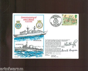 RN series 4 # 22 COMMISSIONING OF HMS BRAVE 4 July 1986 - Picture 1 of 1