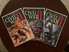 (Lot of 3 Comics) Civil War II #4 #5 #6 (Marvel 2016) Avengers She-Hulk NM