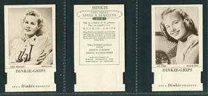 DINKIE GRIPS 1ST STARLETS,4TH WARNER BROS,7TH SERIES MGM STARS - PICK YOUR CARD
