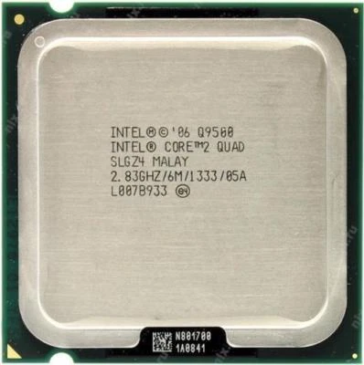 FRA Intel Core 2 Quad Q9500 (6M Cache, 2.83 GHz, 1333 FSB) Socket 775 - Photo 1/2