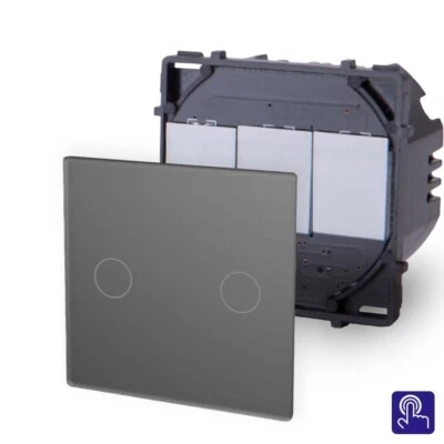 Touch Serientaster Taster Modul UP Impulstaster Beleuchtet LUXUS-TIME - Bild 1 von 4