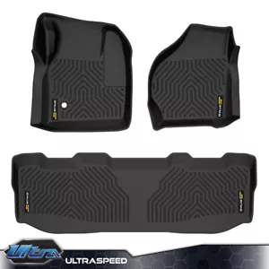 Fit For 1999-2007 Ford F-250 F-350 Super Duty Crew Cab TPE Floor Mats Liners - Picture 1 of 12